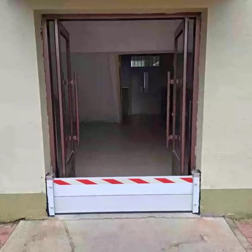 Barrière anti-inondation pour porte de garage en aluminium réutilisable 60x40cm