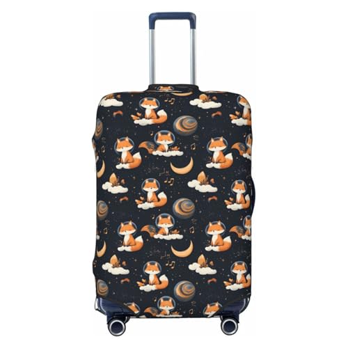 Luggage Cover Protector - Cute Fox Sky Print Fit 29-32 Inch Suitcase Covers for Luggage
