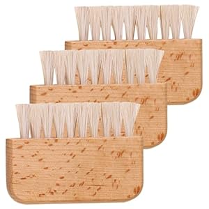 Veemoon 3Stücke Nagelbürsten mit Holzgriff