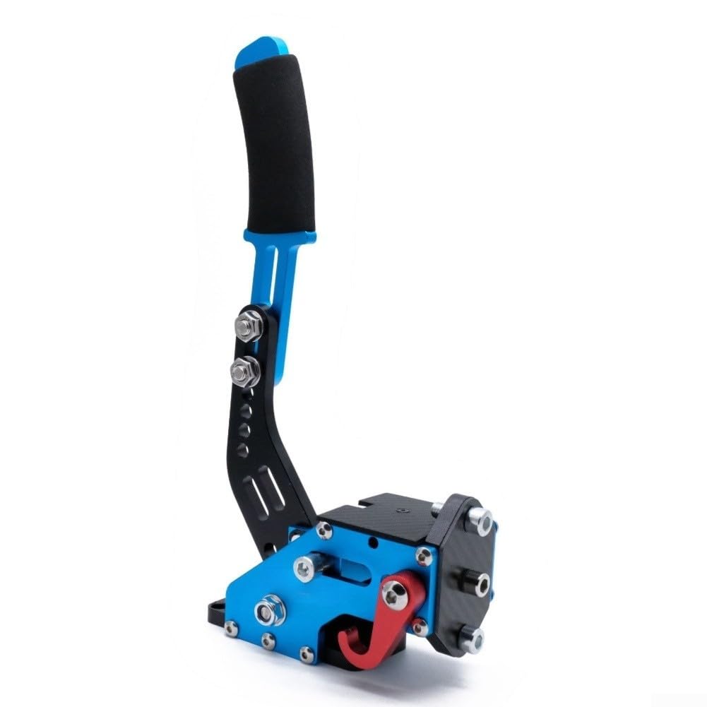Freno a mano PC per sensore Hall ad alta precisione Drift | Sensore Hall ad alta precisione, freno progressivo lineare, deriva realistica, compatibile con G29 G27 per g25, solo PC (blu)