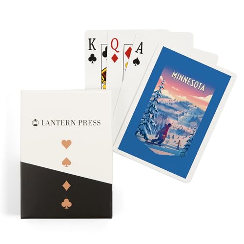 Lantern Press Minnesota Naipes Póker 52 Cartas