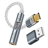 ​Costruzione premium e duratura:​​ Costruito con cablaggio in cristallo singolo di rame placcato argento a 8 trefoli e connettori in lega di alluminio grado aeronautico, questo adattatore audio da USB C a jack 3,5 mm assicura un'eccellente conduttività, una perdita di segnale estremamente bassa e robustezza nell'uso quotidiano.