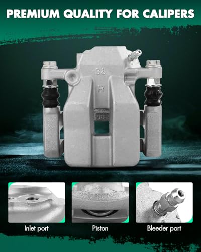 Image of SCITOO 19B7048 Rear Right Disc Brake Caliper Assembly w /Bracket for Toyota for RAV4 2012-2018