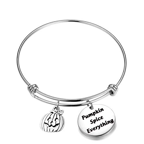 WUSUANED Autumn Bracelet Pumpkin Spice Everything Fall Jewelry Hostess Wife Gift - Main Image