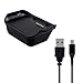 kwmobile Conector de Carga Compatible con Samsung Gear 2 R380 - Cable USB con Base de conexión para Fitness Tracker y smartwatch
