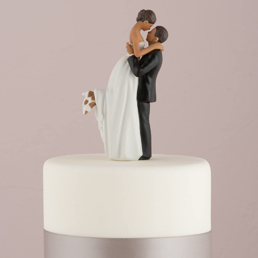 WEDDINGSTAR True Romance Tortenaufsatz für Hochzeitstorte, mittelgroß, hautfarben