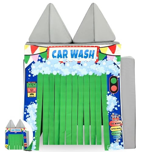 Image of Couch Swag Play Panel for Childrens Foam Sofa Kids Couch (Car Wash)