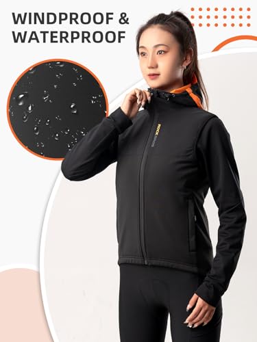 ROCKBROS Cycling Vest Winter Men's Vest Warm Outerwear Vest for Men Fleece Lined Windproof Sleeveless Jacket2