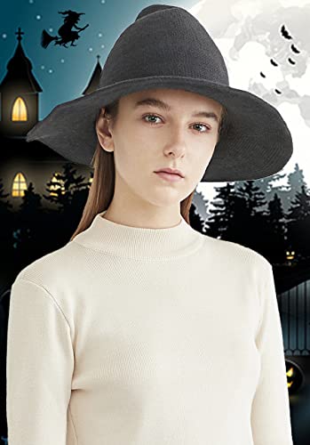 crazy bean Cappello da Mago Halloween Cappello da Strega Halloween Cappelli a Punta per Adulti Cappelli Costume Accessori Costume Cosplay Feste in Maschera