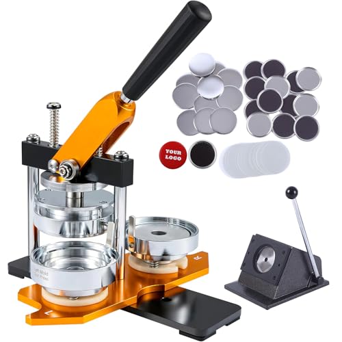 Máquina de chapas metálicas y prensa de botones DIY para manualidades con cortador