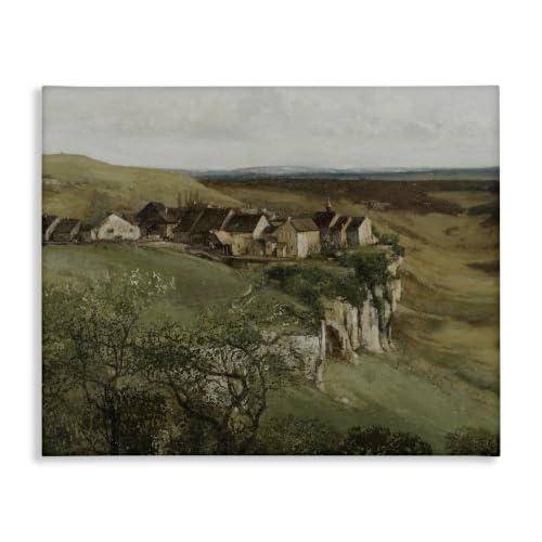 Stupell Industries 'Cliff Cottages Rural Landscape'| Canvas Art