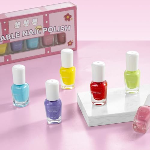Esmalte de uñas para niños en set de 6 piezas para regalo de cumpleaños 2