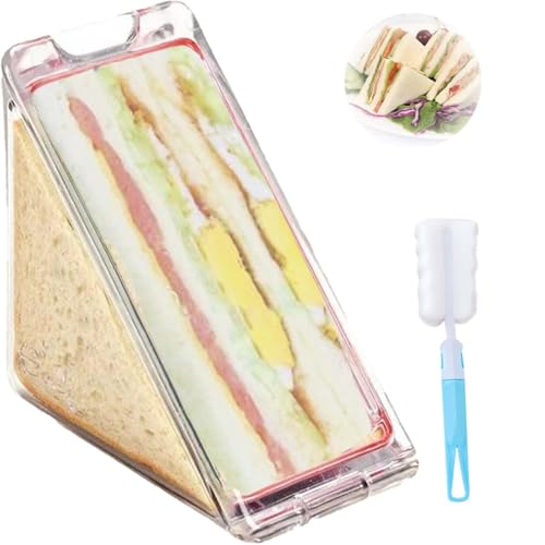 Sandwich Box, Triangle Sandwich Container Reusable Sandwich Conta...