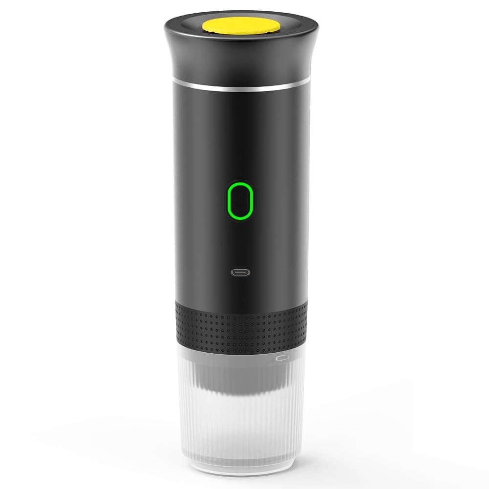 Vjsujehgy Wireless Electric Portable Coffee Machine for Car & Home Camping Coffee Maker 3in1 Capsule Powder Travel Coffee Maker