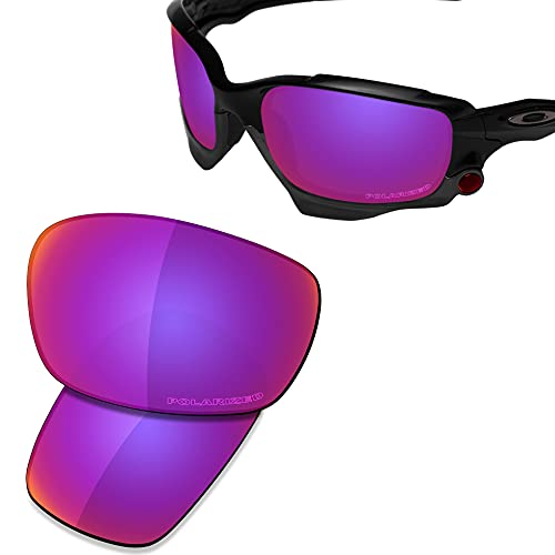 Image of SAUCER Premium Replacement Lenses & Rubber Kits for Oakley Jawbone Vented Racing Jacket (Low Bridge Fit) | UV400 Protection
