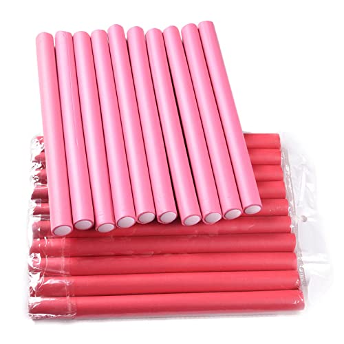 10Pcs Flexi Rods Curlers For Natural Hair, Flexible Curling Rods Easy No Heat Soft Foam Hair Rods Rollers Sleep In Twist-Flex Rods Curler For Short Medium Long Straight Hair Styling #TOP4
