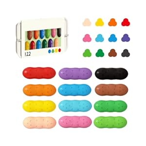 Generisch Erbsen Buntstifte, 12 Farben