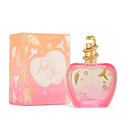 JEANNE ARTHES - Parfum Femme Amore Mio Tropical Crush - Eau de Parfum - Flacon Vaporisateur 100 ml - Fabriqué en France À Grasse