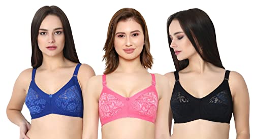 Image of Women Net Non-Padded Wire Free Regular Bra