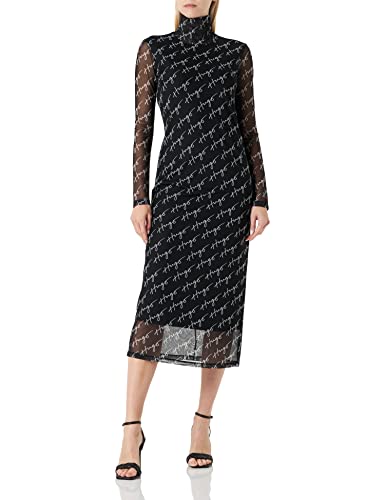 HUGO Damen Neshy_2 Jersey_Dress, Open Miscellaneous961, XS EU