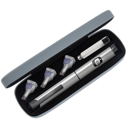 Pluma De Insulina Y Caja De Agujas, Portátil Guarda Plumas Insulina, Estuche Diabetes, Estuche Insulina, Adecuado Para Llevar Cuando Se Sale(Solo La Caja)
