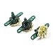 Aexit 3 Pcs Control electrical Army Green Electric Wall Fan Spring Actuator Momentary Action Three Way Solder 4 Pin Pull Cord Switch AC 250V 1A