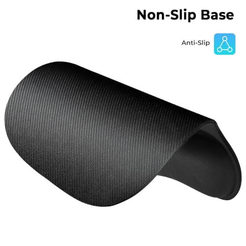 Image of EooCoo EC108MP Gaming Mouse Pad with Wrist Support, Non-Slip PU Base Mouse Mat for Internet Cafe, Home & Office