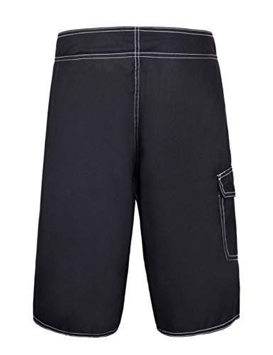 Image of Nonwe Men's Solid Lightweight Beach Shorts Half Pants with Lining