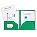Blue Summit Supplies 6 Pack Multicolor Two Pocket Plastic Folders with Pockets, Heavy Duty Colored 2 Pocket Plastic Folders for School, and Business Card Slot, Home, and Work