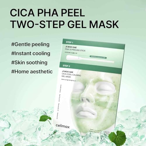celimax Cica PHA Peel 2-Step Gel Mask 4EA