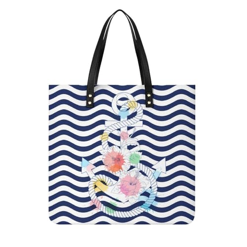 Sac shopper fleurs à la voile pour femme - Le cabas robuste qui simplifie vos voyages
