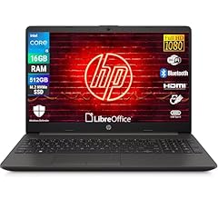 HP 250R G9, Computer Portatile Notebook, Intel i5-1334u 10 Core 3.4Ghz, Display 15.6'' FHD, Ram 16GB, SSD 512GB, Windows 11, Pronto all'uso con Libre Office
