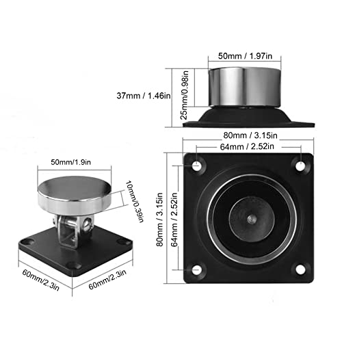 12V?24V Electromagnetic Door Holder 132.3lb Strong Suction Stopper Door Suction Fit for Wooden Iron Doors