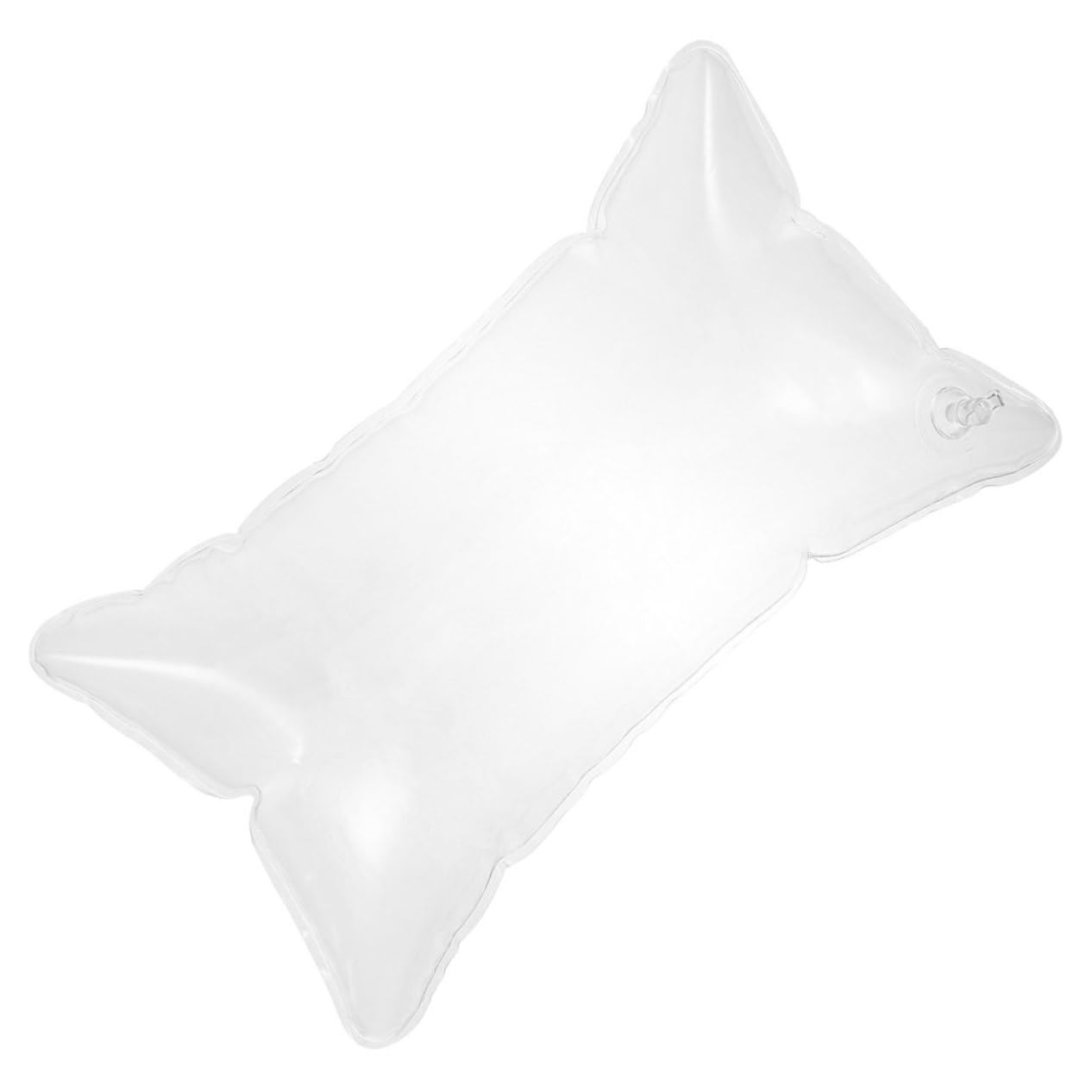 Didiseaon Coussin de Camping Gonflable Transparent Oreiller Portable Respirant et Résistant à Eau Insert Oreiller Extérieur Léger pour Randonnée Voyage et Maison