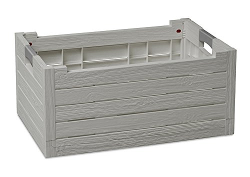 DEA HOME Florida Box, Plastik, Taubengrau/lichtgrau, 59 x 39 x 28 cm Cover