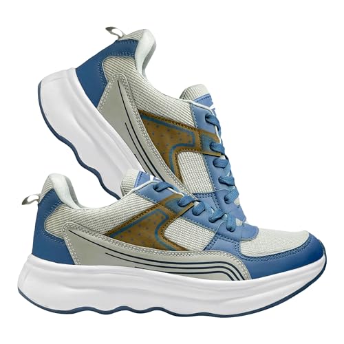 Image of BRUTON Jogex-614 Men's Running Shoes | Lightweight Sports Shoes for Men | Comfortable Walking Jogging Gym Shoes | Breathable Lace-Up Training Footwear