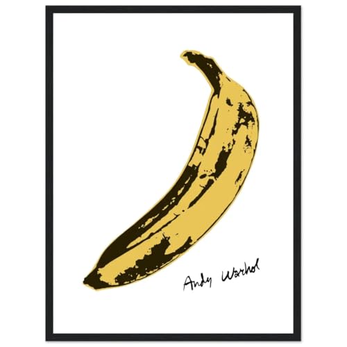 Banana Pop Art Poster - Ready-To-Hang 8 x 12″ /