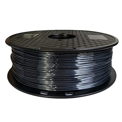 Image of CC3D Silk Black PLA Filament 1.75mm 1KG 3D Printing Filament Silky Black Gloss Shiny Metallic PLA Black 3D Printer Material FDM 3D Printer