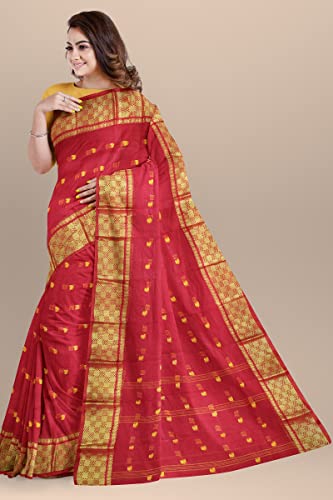 Image of Woven Tangail Pure Cotton Saree