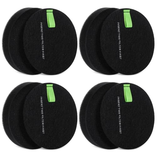 Image of HOUSEMAX 4 Pack 3774F Filters Replacement Compatible with Bissell 3774F 39883 3418 3415 3402 3404 3774 3774G 3775 3409 Pet Hair Eraser & PowerLifte Upright Vacuums, Replace Parts 1635630 & 1635629