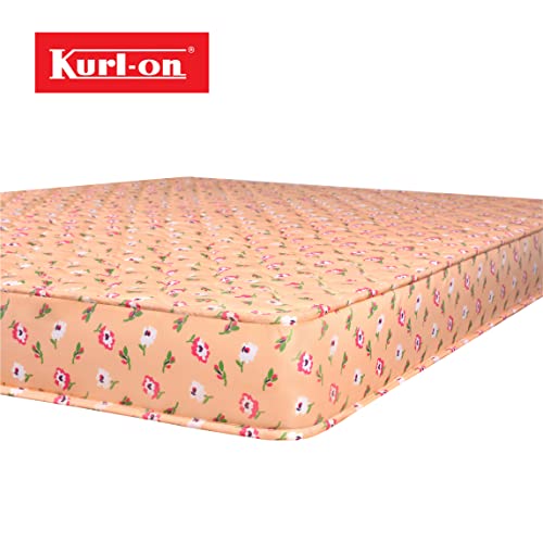 Image of Kurl-On Mattress | Mattress Single Bed, High Density Foam Mattress, 6-Inch Bed Mattress, Mattress Single Size, Sturdy Heavy Duty Foam (78x36x6 Inches, Medium Firm Support)-Jade P