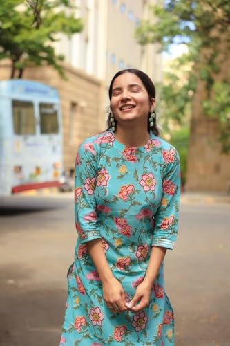 Image of DHRUVI TRENDZ Kurta Sets for Woman | Kurti Set for Woman | Short Kurti for Women | Kurtis | Anarkali Suit for Womens | Dress | Salwar Suit for Party Outfits | Sleeveless Kurti for Women Stylish