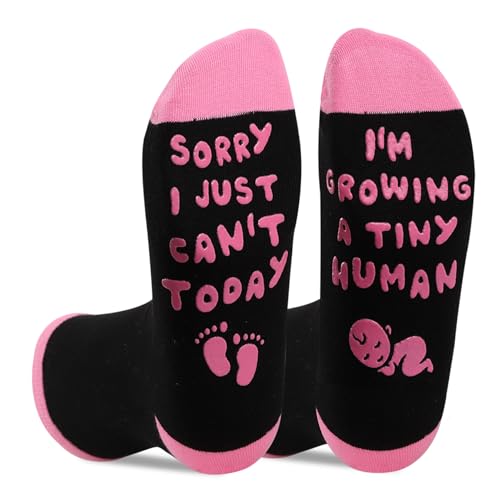 Mother's Day Gifts for Expecting Moms,First Time Mothers Gifts for New Mom, Mom To Be Gifts for Pregnant Women, Funny Maternity Socks Pregnancy Stocking Stuffers for Pregnant Wife Daughter Friend