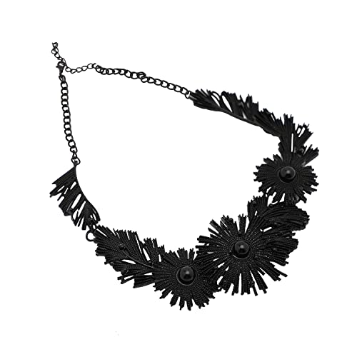 Image of SOHI Contemporary Necklace for Women and Girls, Necklace with Chain detailing for women, Statement jewellery, Fashion Jewellery for women, Imitation, ladies