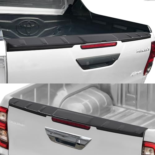 JHCHAN Protection de seuil de Chargement pour Toyota Hilux 2021-2024 Invincible GR Sport Invincible X Rocco Hilux VIII AN110 AN120 AN130 Protection de hayon ABS Noir JHCHAN Protection de seuil de Chargement pour Toyota Hilux 2021-2024 Invincible GR Sport Invincible X Rocco Hilux VIII AN110 AN120 AN130 Protection de hayon ABS Noir