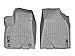 WeatherTech Custom Fit FloorLiners for Toyota Highlander - 1st Row (466321), Grey