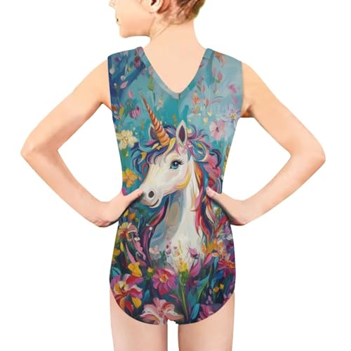Image of Girls' Swimwear for 3-14 Cartoon Bathing Suit Girl Swimsuit Gym Leotard