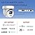 Real HD 4K 8MP Mini PTZ Dome PoE IP Camera Outdoor Pan 350° Tilt 90° 5X Optical Zoom, 130Ft Full Color Night Vision, H.265, IP67, NDAA Compliant