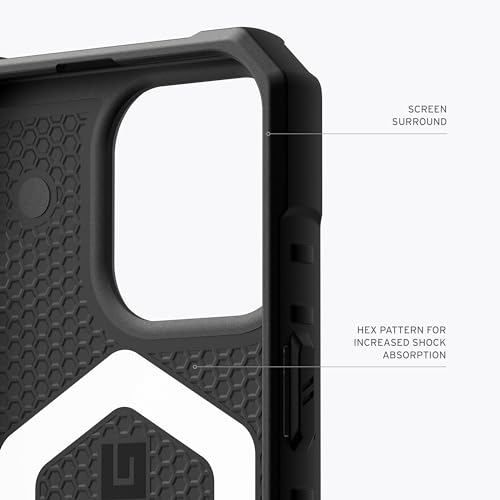 Image of URBAN ARMOR GEAR UAG Case [Updated Version] Compatible with iPhone 15 Pro Max Case 6.7 inch Pathfinder Black Built-in Magnet Compatible with MagSafe Charging Rugged Military Grade Protective Cover