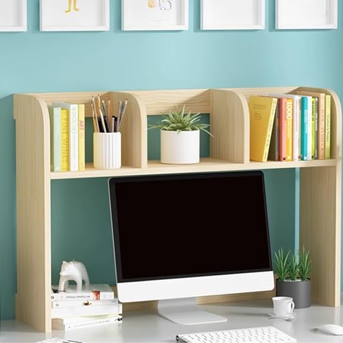 Étagère de bureau à niveaux en bois pour organiser la cuisine et la décoration intérieure